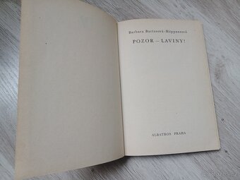 Pozor - laviny - Bartosová-Höppnerová, 1972 - 2