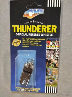 Kovová píšťalka Thunderer 63, délka 5 cm – více ks - 2