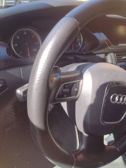 Audi A4 b8,A5,A6 4f tříramenný multifunkční volant s pádlama - 2