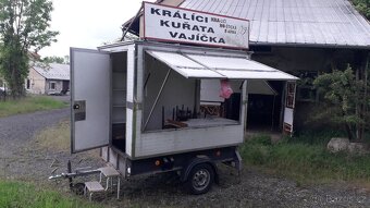 Pojízdná prodejna přívěsný vozík do 750kg - 2