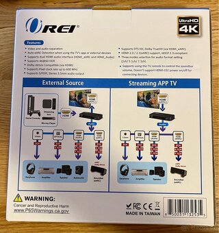 OREI HDA-932 HDMI eARC Audio Extractor – nové, se zárukou - 2