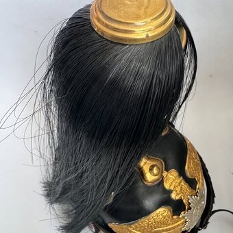 Slavnostní helma, přilba Pickelhaube pruská vojenská - 2