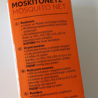 Moskytiéra nová na jednolůžko - 2