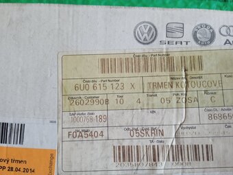 repasovaný brzdový třmen levý Škoda Favorit, Felicia 6U06151 - 2