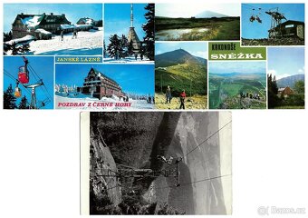 Staré pohlednice krkonošských lanovek - 2