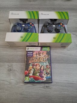 Xbox 360 E Stingray 500 GB + kinect + 2 ovladače - 2