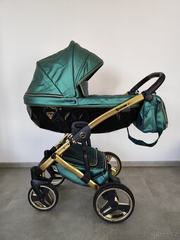 Kočárek dvojkombinace Junama Fluo Green - 2