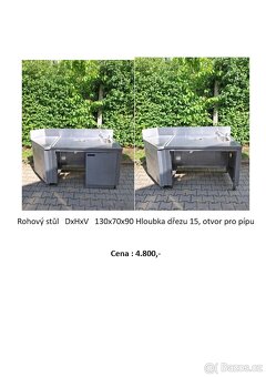 Nerezové stoly do gastroprovozu - 2