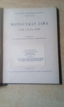 Knížka Motocykly Jawa Adolf Tůma. - 2
