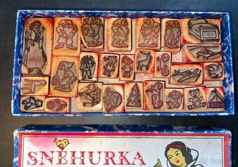 Retro razítka Sněhurka+ mix - 2