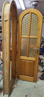 Dveře dřevěné včetně futer - 2