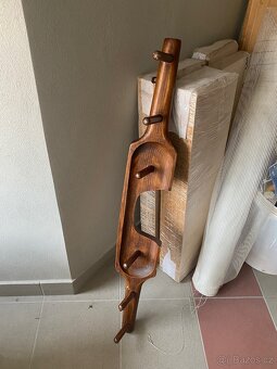 Vintage Dřevo Nástěnné Věšák - 2