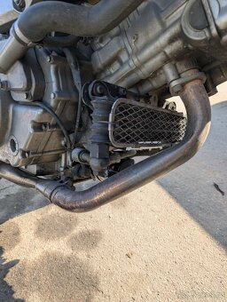 SV650s po nehodě - 2
