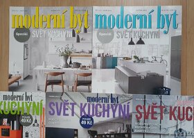 Časopisy Moderní byt - Svět kuchyní - 2