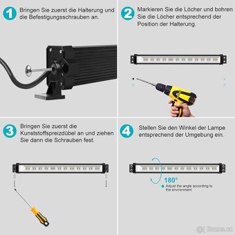 Linke světelný bar s ovladačem 2 ks - 2