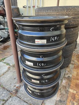 Sada 4ks plechove disky 5x112 6,5J x16 ET50 - 2