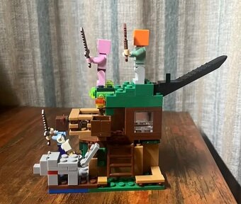 Nová stavebnice typu LEGO Minecraft set – Lesní pevnost - 2