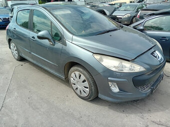Peugeot 308 1.6 ( 5FX ) 110kW r.2008 šedá na náhradní díly - 2