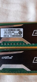 Ballistix Sport Crucial DDR3 1600MHz CL9 - 2x8 GB - 2