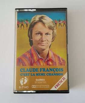 Claude FRANÇOIS - Velmi VZÁCNÝ audiokazetový album v zahrani - 2