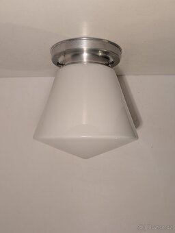 Art Deco stropnice, pěkný lustr - 2