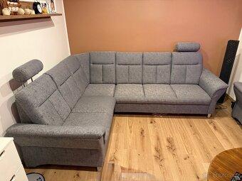 Sedací souprava s křeslem a taburetem - 2