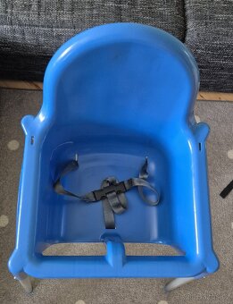 Modrá vysoká jídelní židlička IKEA Antilop - 2