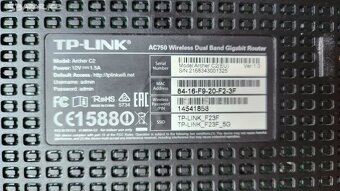 WiFi router TP-LINK Archer C2 AC750 Dual Band - 2