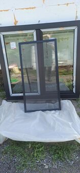 Nové okno 3x sklo,7komor,antracit strukturovaný 138,5x143cm - 2