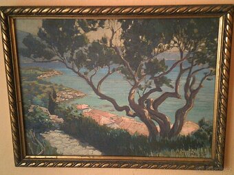 Nádherný starý obraz - dílo-Niko Miljan 1935 - 2