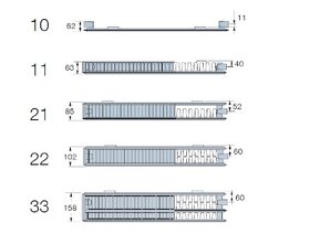 dvoudeskový radiátor K 21-40x110 + jiné - 2