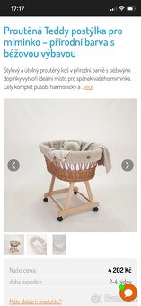 Mojžíšuv koš s péřovou zavinovačkou - 2