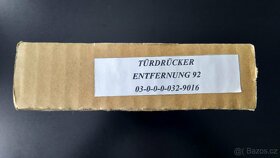 Kování klika/klika bílá, úzký štítek - 2