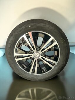 Zánovní originální alu kola Mercedes 5x112 + 225/55 - 2