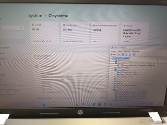 notebook HP, CPU i5, grafika AMD 7470M, SSD, Win 11 - 2
