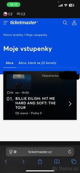 Predám vstupenky na billie eilish do prahy - 2