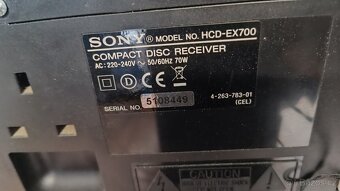 Sony radio HCD-EX709 - 2