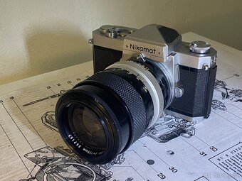 Nikon FTN Nikomat + Nikkor-Q Auto 135mm f/2.8 - 2