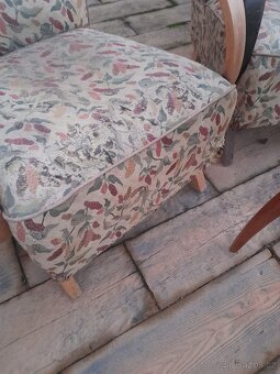 Křesla Halabala 50-60 léta - 2