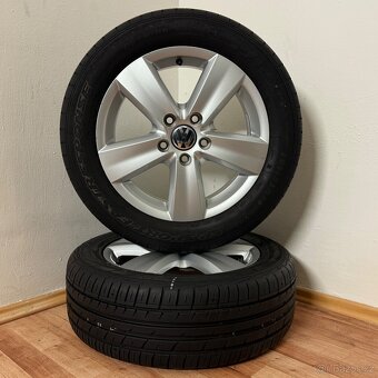 VW CADDY III 5x112 R16 ET50+LETNÍ 205/55R16 7/6mm - 2