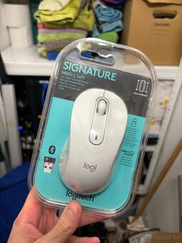 Bezdrátová myš Logitech M650L - pro leváky (bluetooth/Bolt) - 2