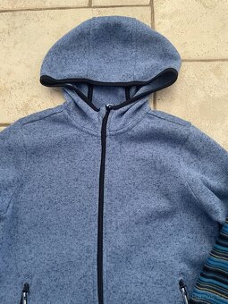 Dvě teplé flísové mikiny, vel. 158 - 2