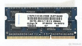 Elpida SODIMM DDR3 2GB 1060 - 2