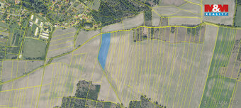 Prodej pole, 12454 m², Veletov - 2