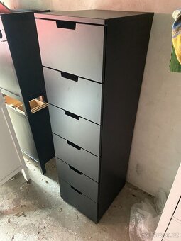 IKEA Nordli - 6 zásuvek - černá - 2