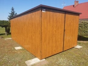 Plechová garáž - přístřešek 3x5 m - 2