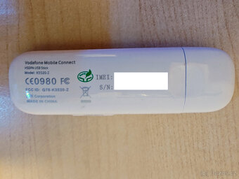Prodám USB Modem Vodafone 3G K3520 na SIM kartu - 2