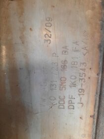 DPF filtr 1.9tdi 77kw skoda vw seat audi - 2