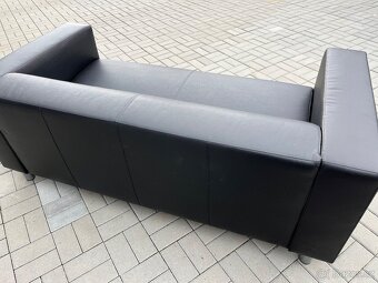 Kožená imitace pohovka zanovni Ikea - 2