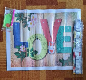 Diamantové malování, love - 2